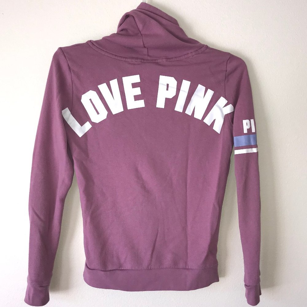 PINK Victoria's Secret  3/4 Zip Hoodie